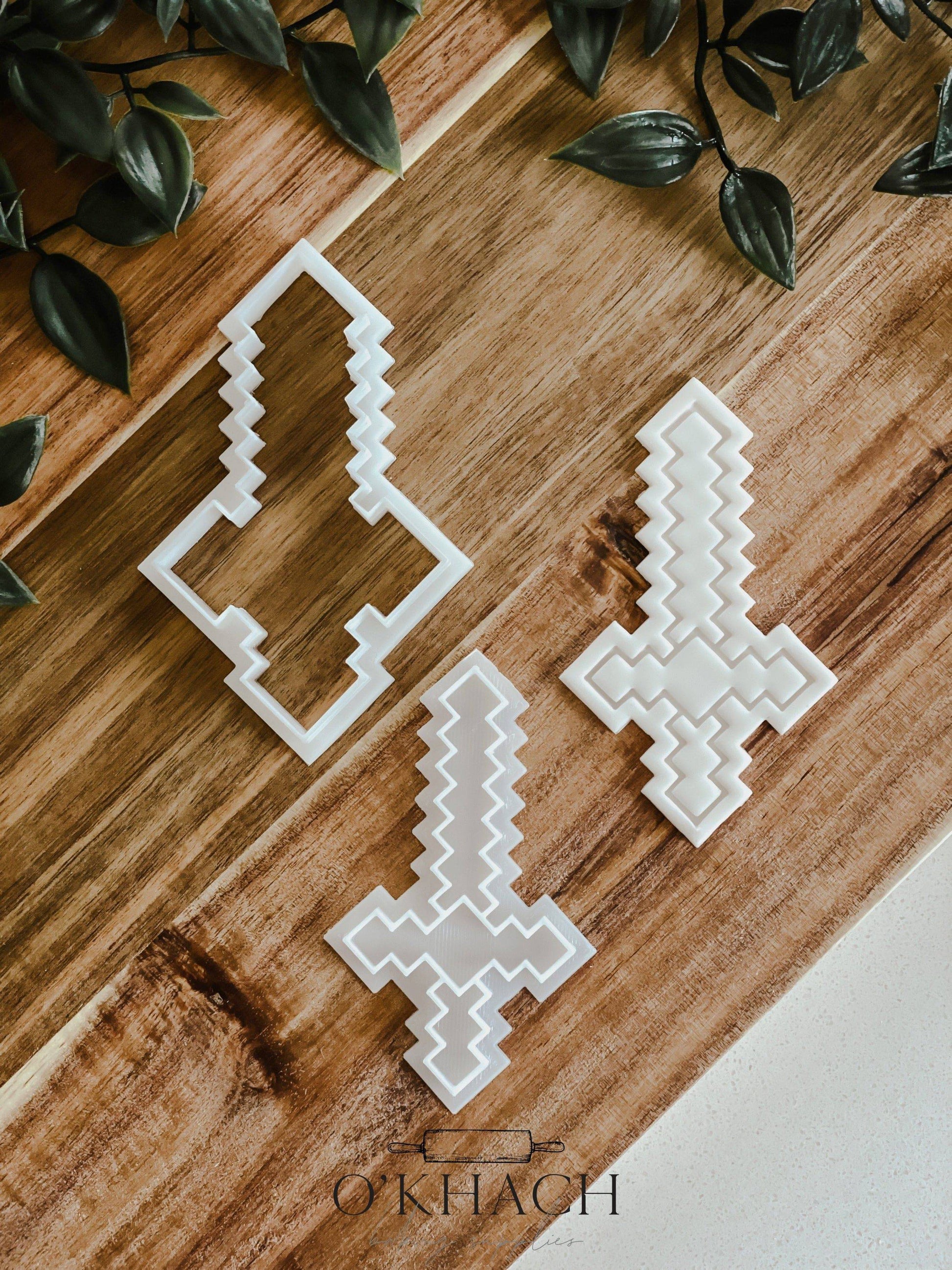 Minecraft Sword Stamp and Cutter - O'Khach Baking Supplies