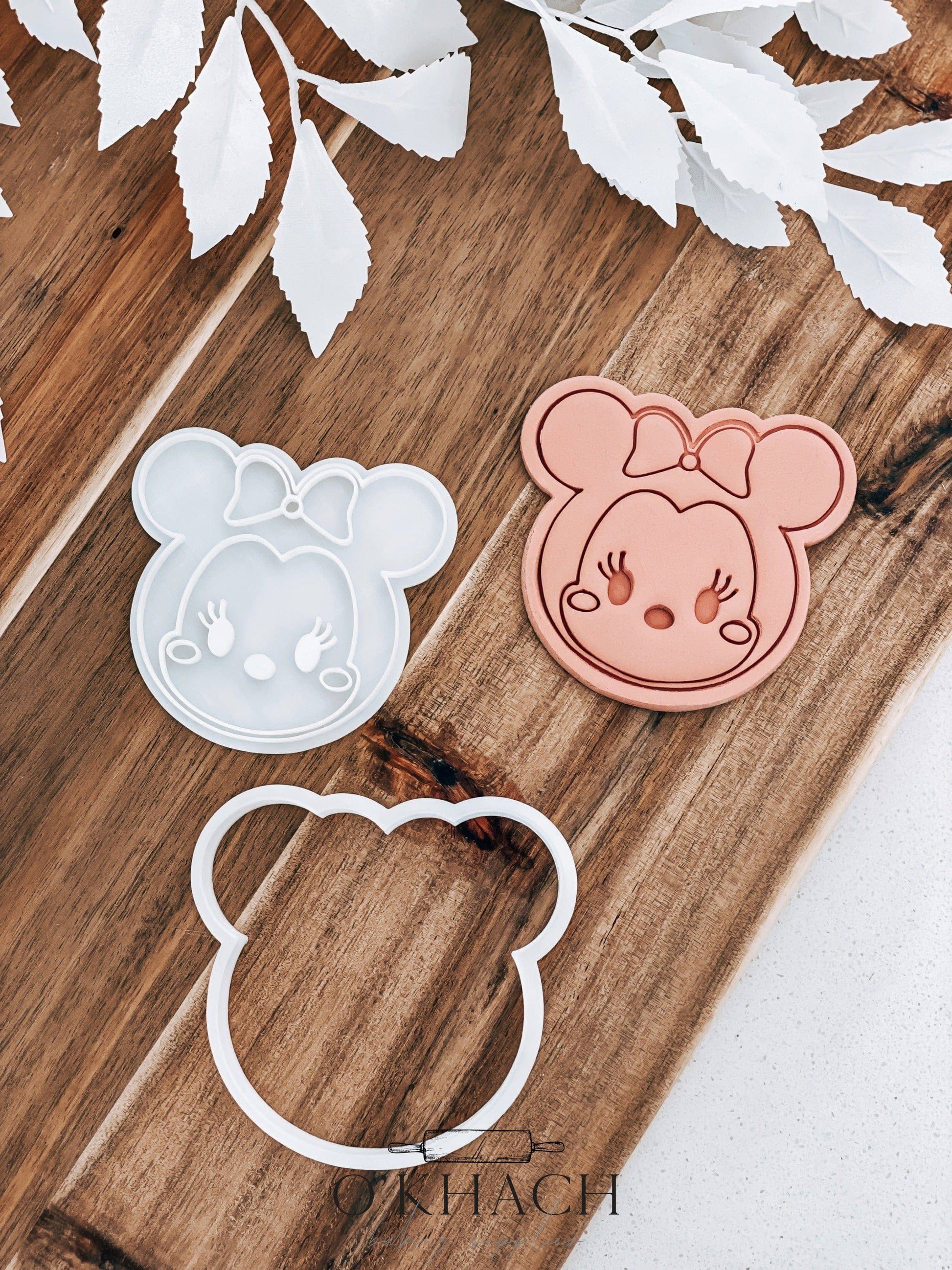 Mini Mouse Stamp and Cutter - O'Khach Baking Supplies