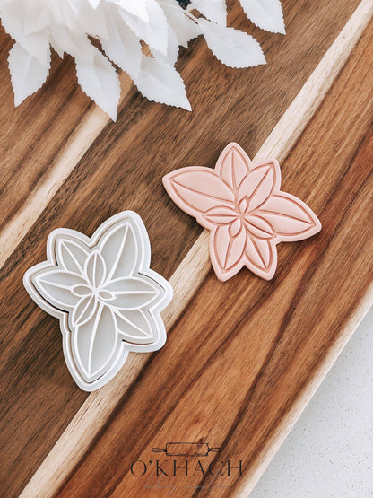 Mint Flower Stamp and Cutter - O'Khach Baking Supplies