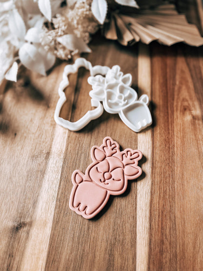 Mr Fawn - Cookie Stamp and Cutter - Fondant & Sugar Cookies