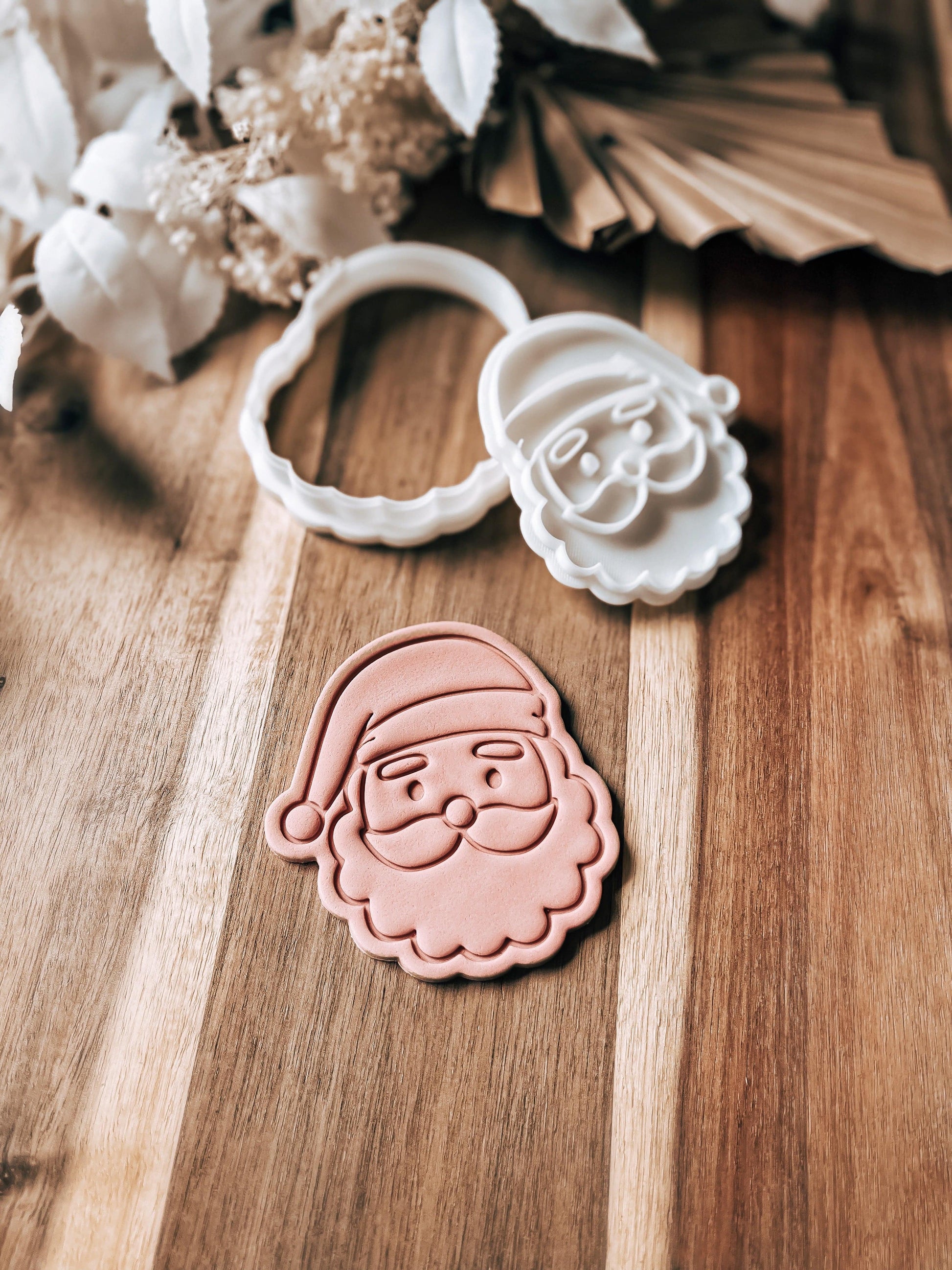 Santa Claus - Cookie Stamp and Cutter - Fondant & Sugar Cookies