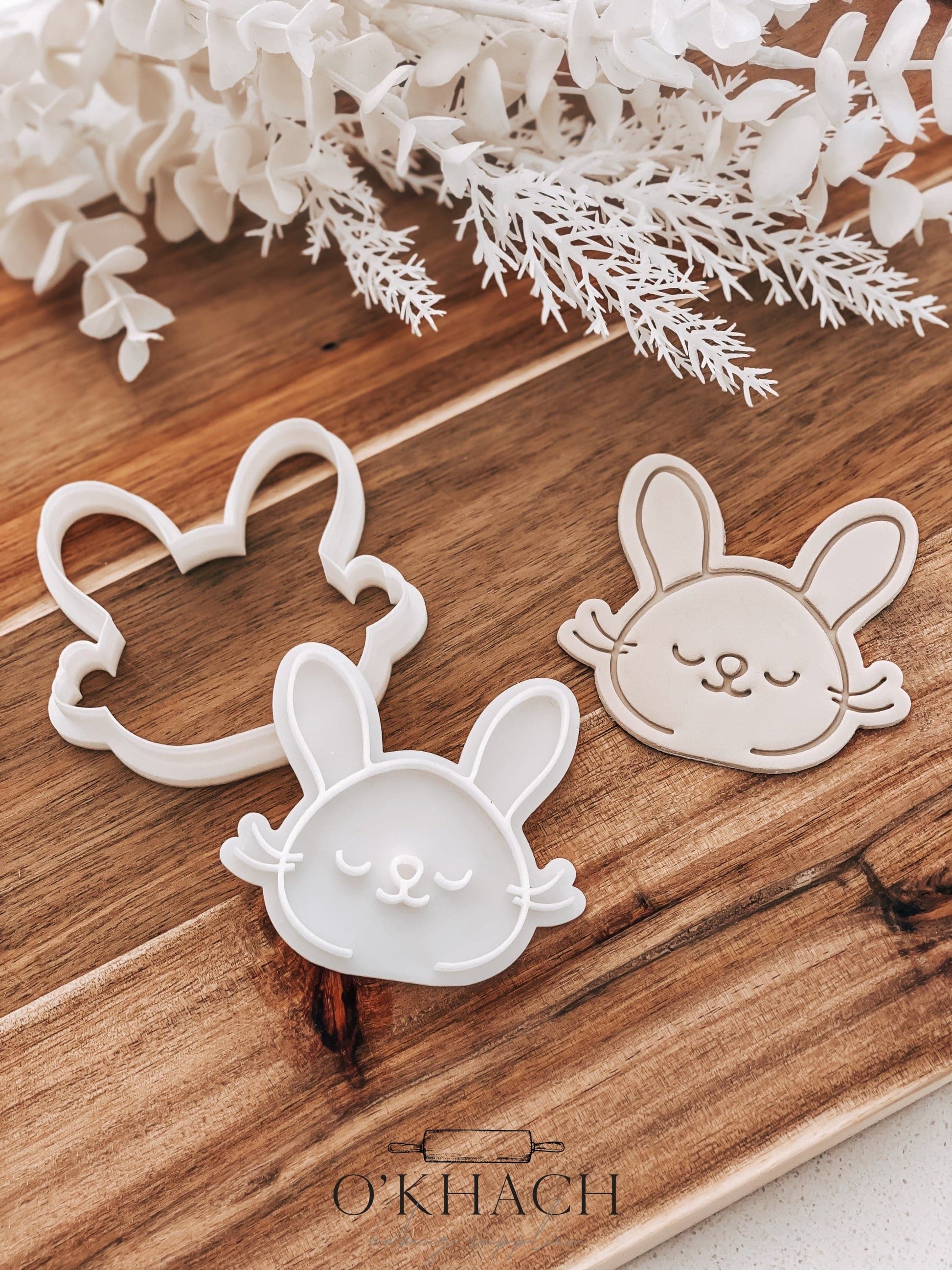 School Bunny Stamp and Cutter - O'Khach Baking Supplies