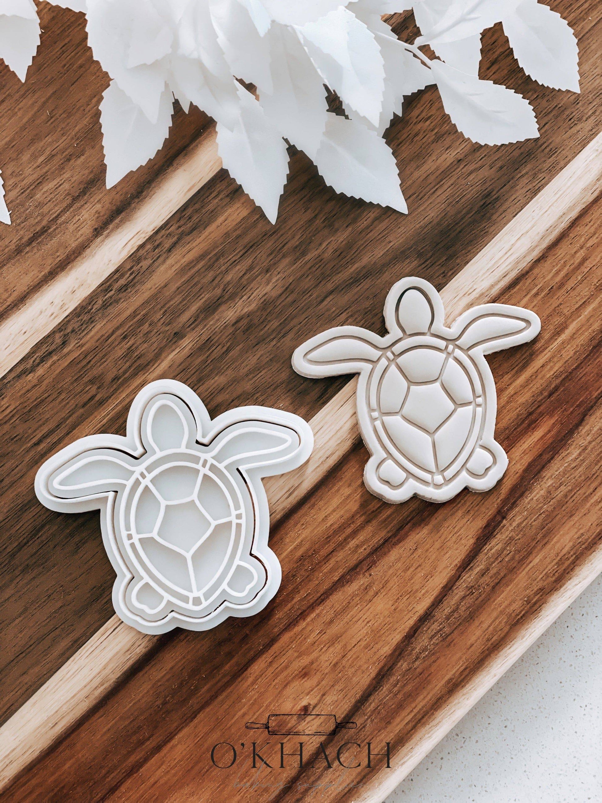 Sea Turtle Stamp and Cutter - O'Khach Baking Supplies