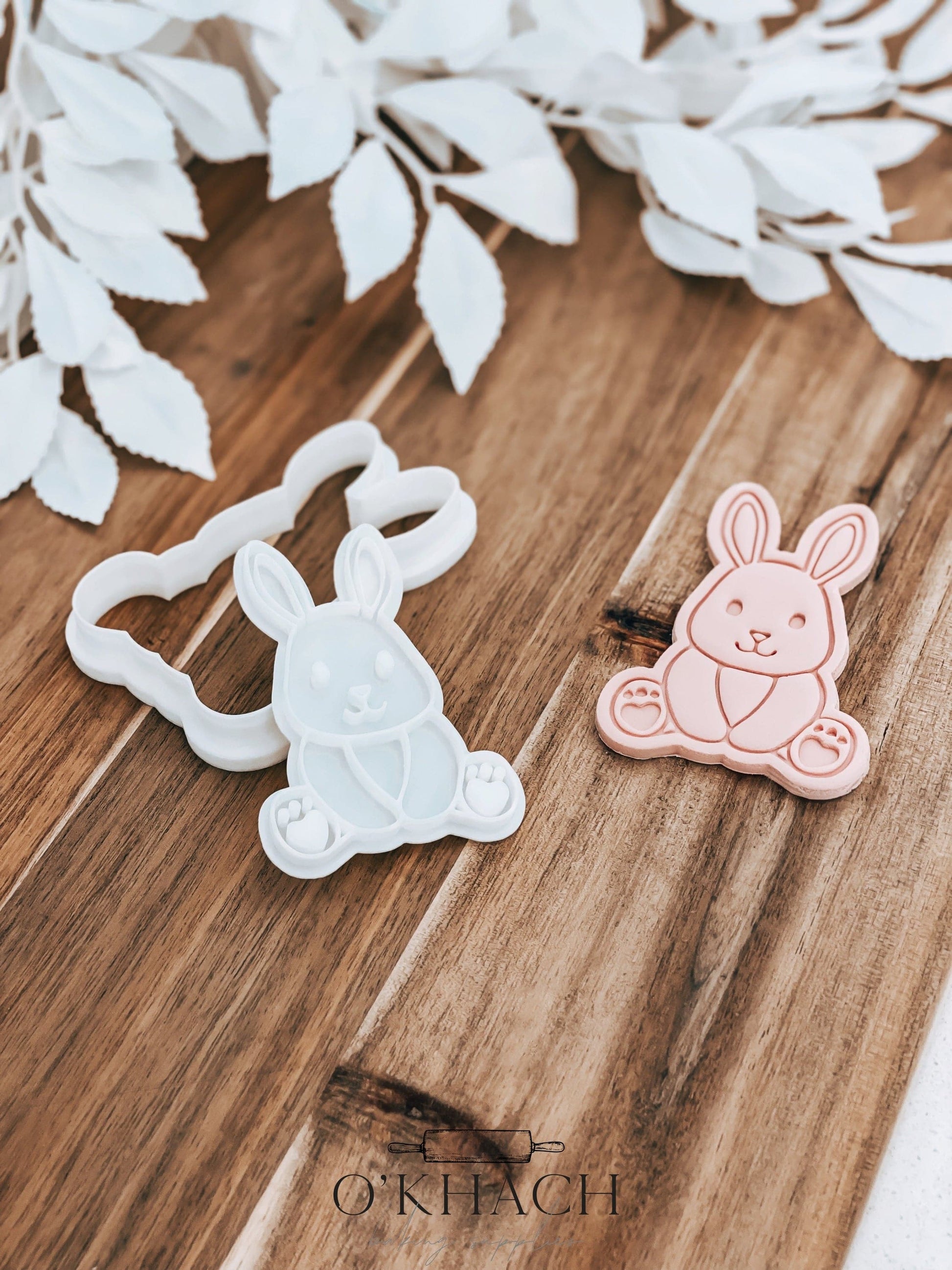 The Easter Bunny Stamp and Cutter - O'Khach Baking Supplies