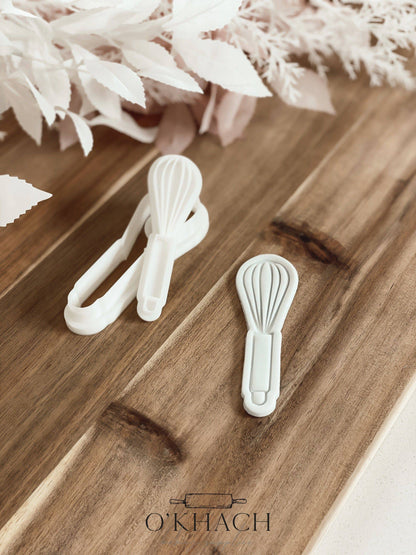 Whisk Stamp and Cutter - O'Khach Baking Supplies