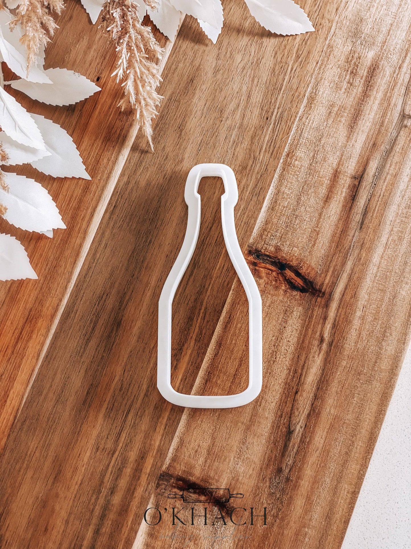 Champagne Bottle Cookie Cutter - O'Khach Baking Supplies