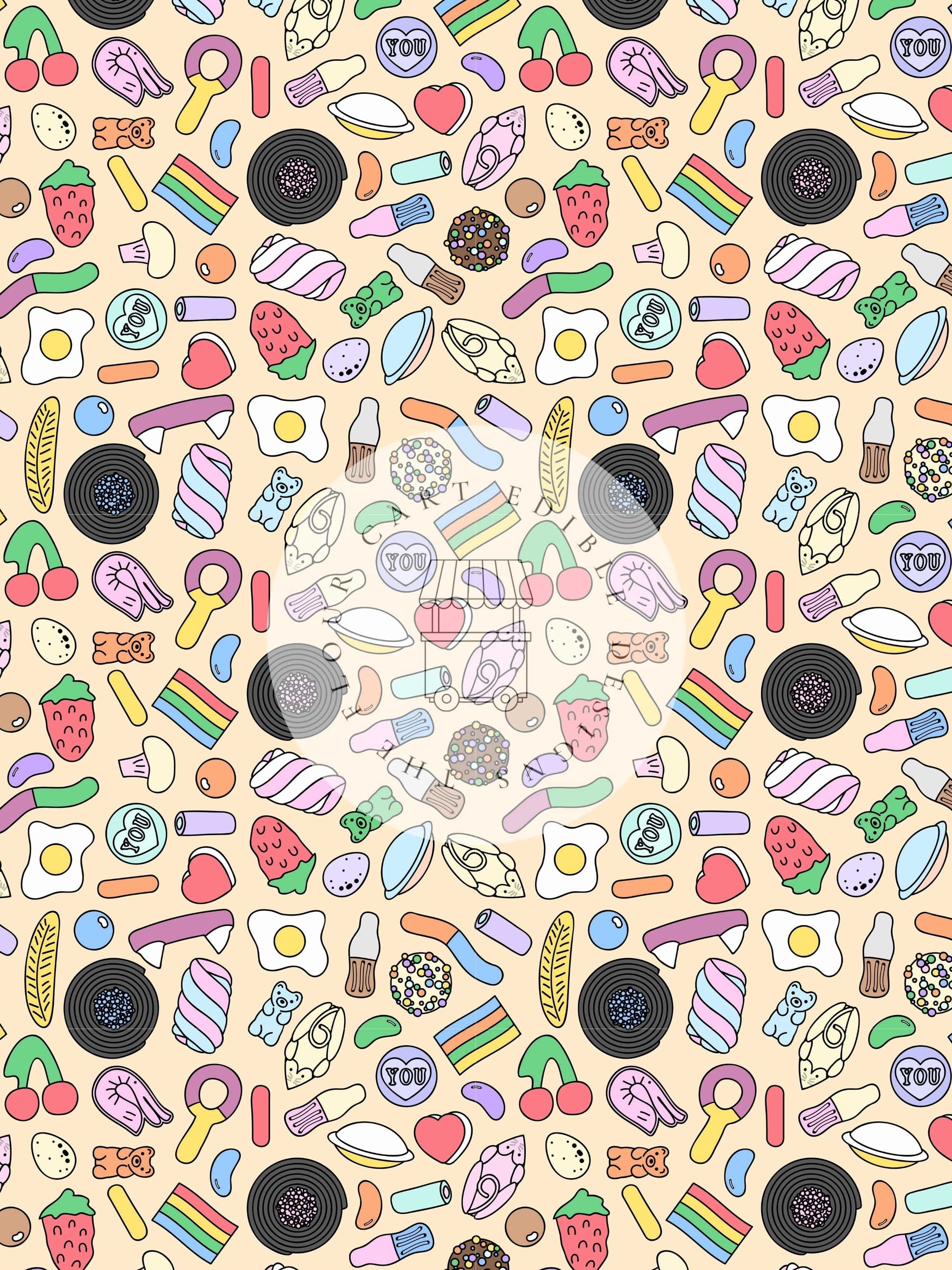 Pick n Mix - Edible Image - O'Khach Baking Supplies