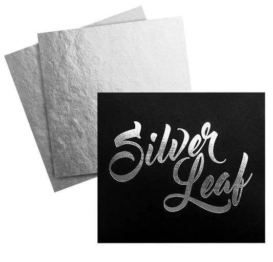 Pure Silver Leaf - 5 Sheets - O'Khach Baking Supplies