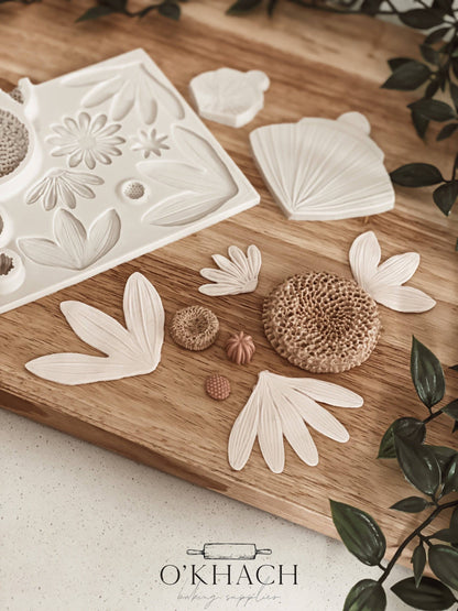 Create Your Own Sunflower - Silicone Mould - Perfect for Fondant, Chocolate, & Cake Decorating