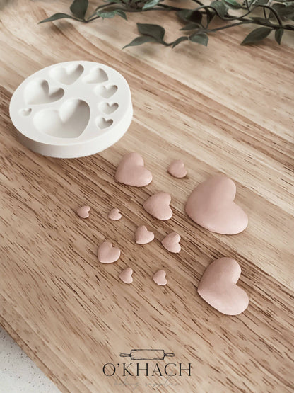 Love Hearts Silicone Mould - O'Khach Baking Supplies