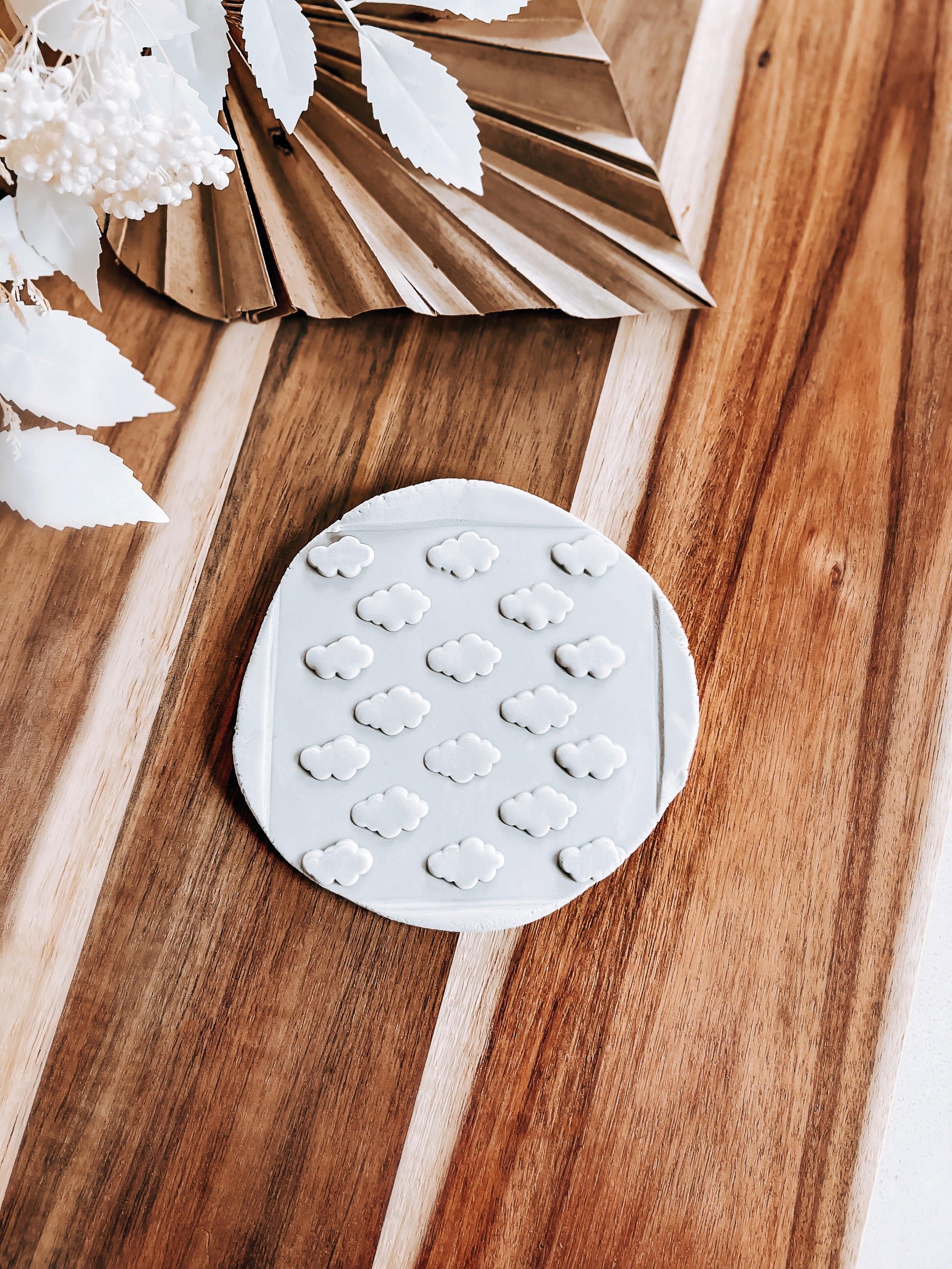 Cloud Pattern 'UP' Cookie Stamp - O'Khach Baking Supplies