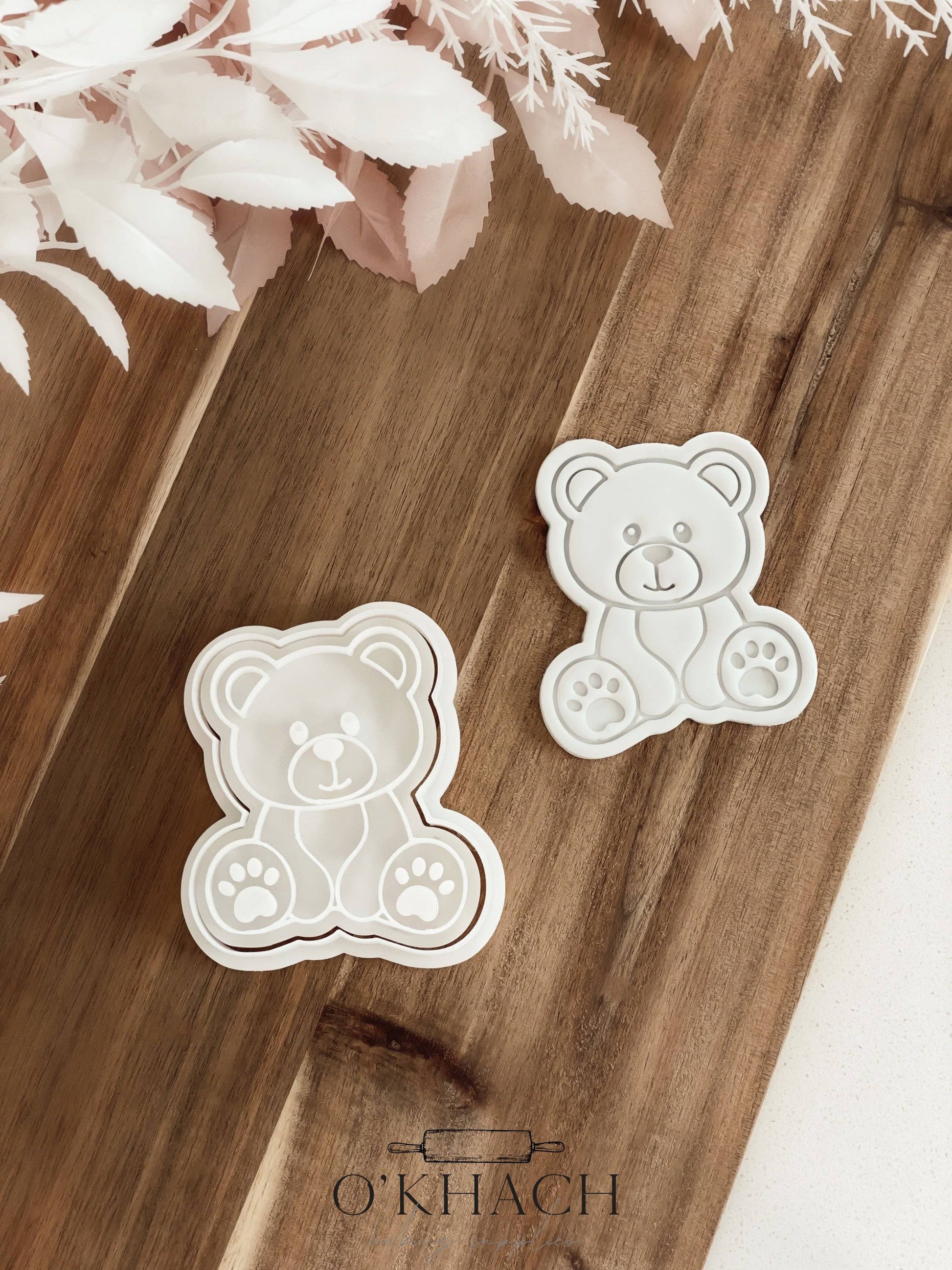 Bear - Cookie Stamp and Cutter - Ideal for Fondant & Sugar Cookies