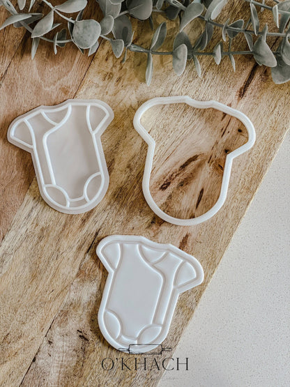 Romper Cookie Stamp & Cutter - O'Khach Baking Supplies