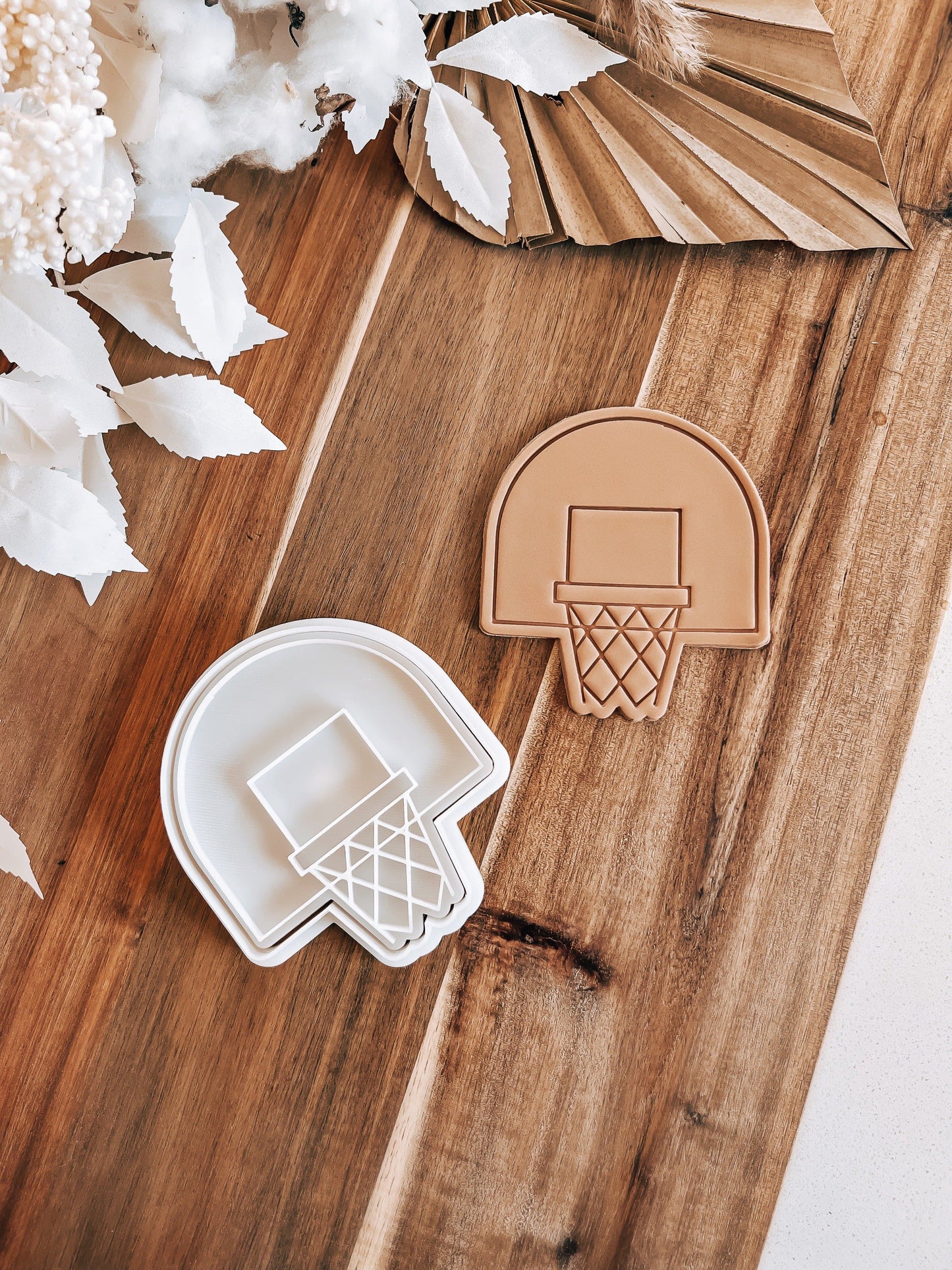 Basketball Hoop Cookie Stamp and Cutter - O'Khach Baking Supplies