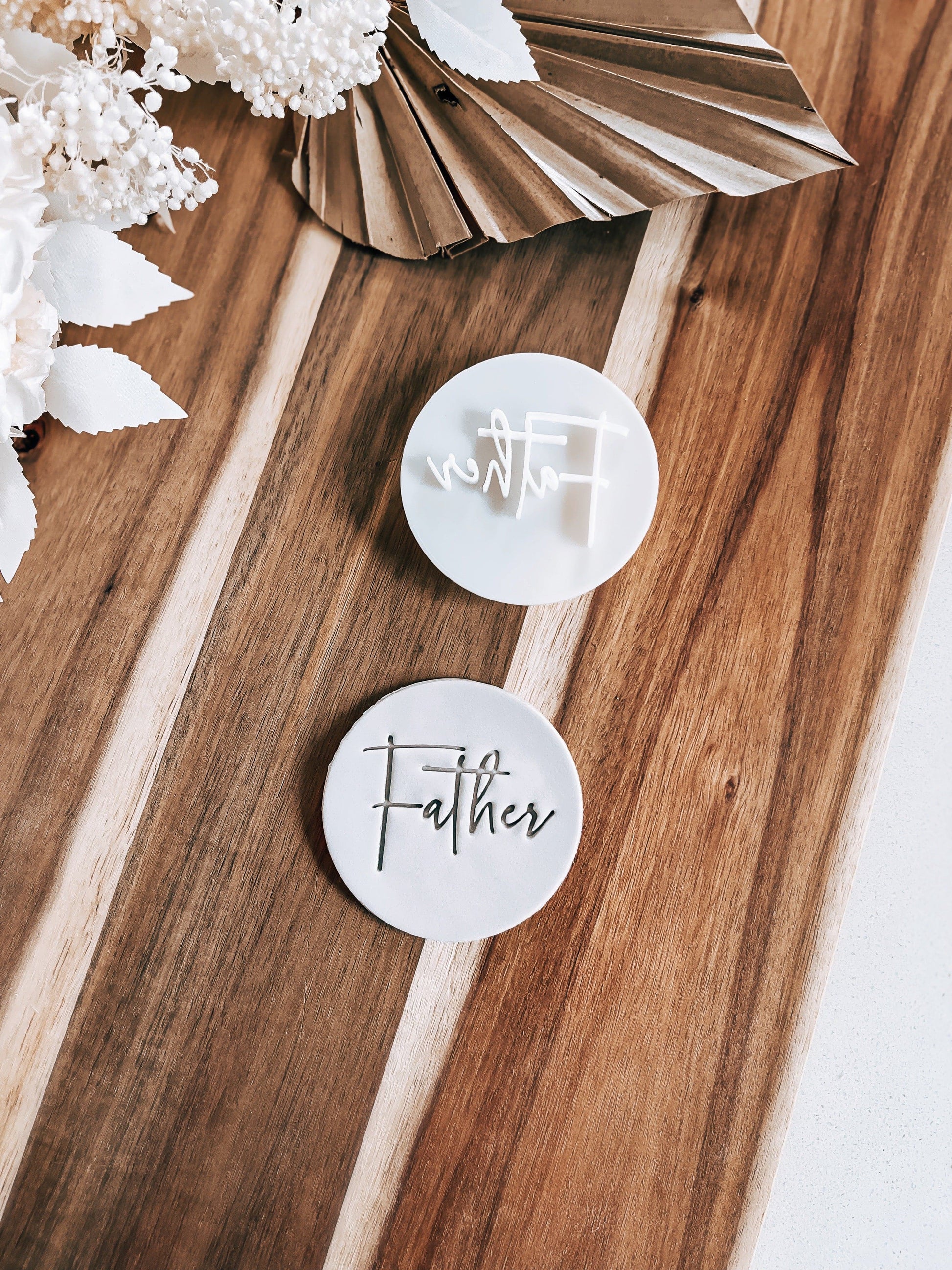 Father Cookie Stamp - O'Khach Baking Supplies