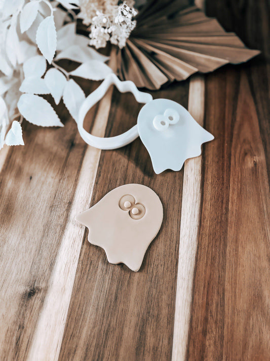 Ghost Cookie Stamp & Cutter - O'Khach Baking Supplies