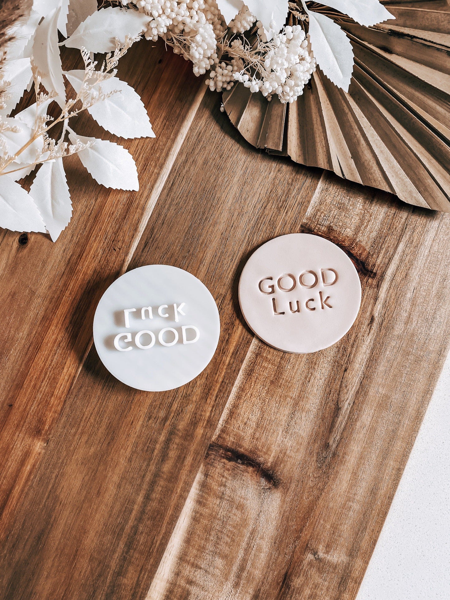 Good Luck Cookie Stamp - O'Khach Baking Supplies