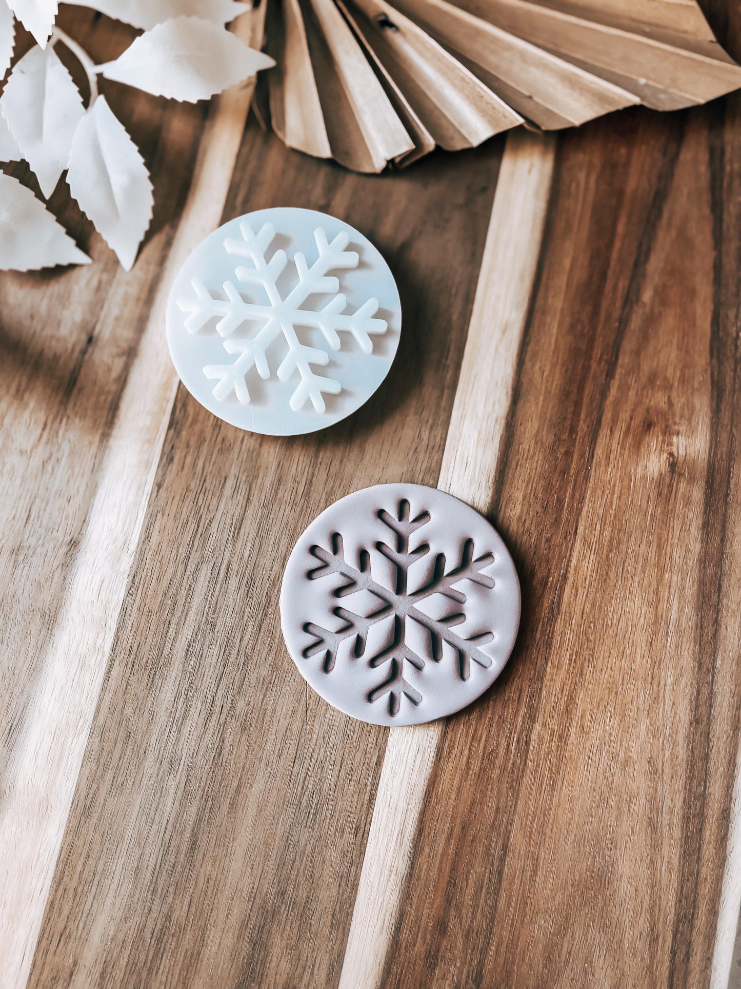 Snowflake - Cookie Stamp - Fondant & Sugar Cookies