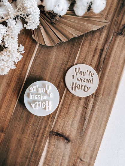 You're a wizard Harry - Cookie Stamp - Fondant & Sugar Cookies