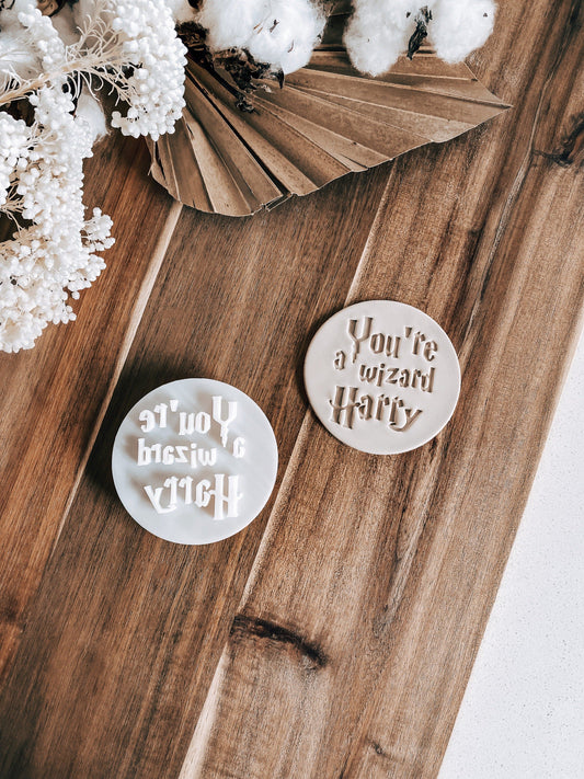 You're a wizard Harry - Cookie Stamp - Fondant & Sugar Cookies