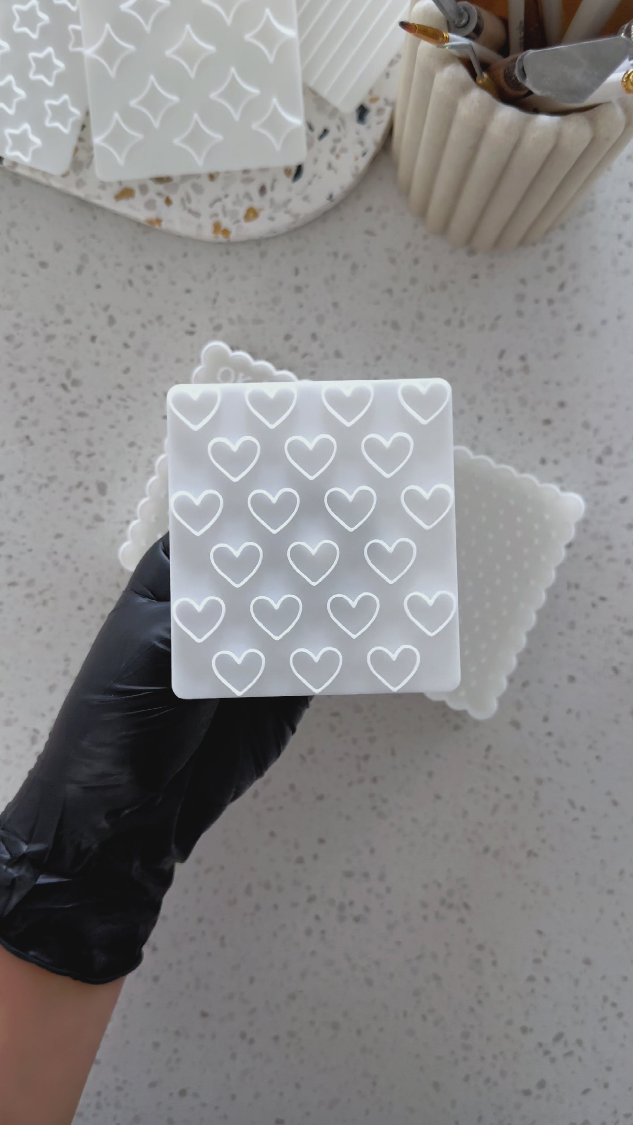 Heart Pattern - Cookie Stamp Online | O'Khach Baking Supplies