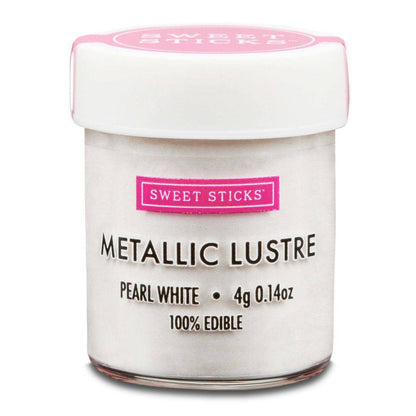 Pearl White Lustre – Sweet Sticks Edible Art | Food-Safe Shimmer