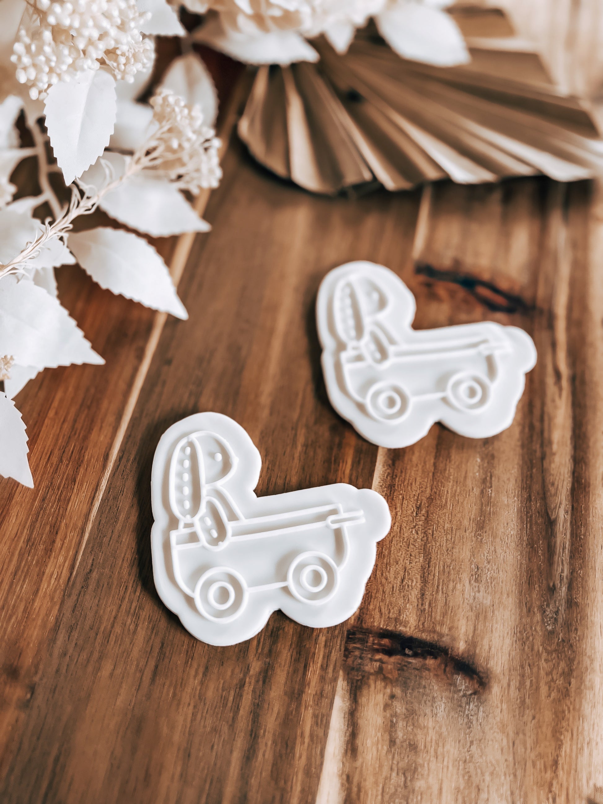 Bunny Stroller "UP' Cookie Stamp and Cutter - Premium Stamp & Cutter from O'Khach Baking Supplies - Just $26.00! Shop now at O'Khach Baking Supplies