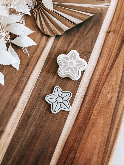 Mini Star - Cookie Stamp & Cutter - Fondant & Sugar Cookies