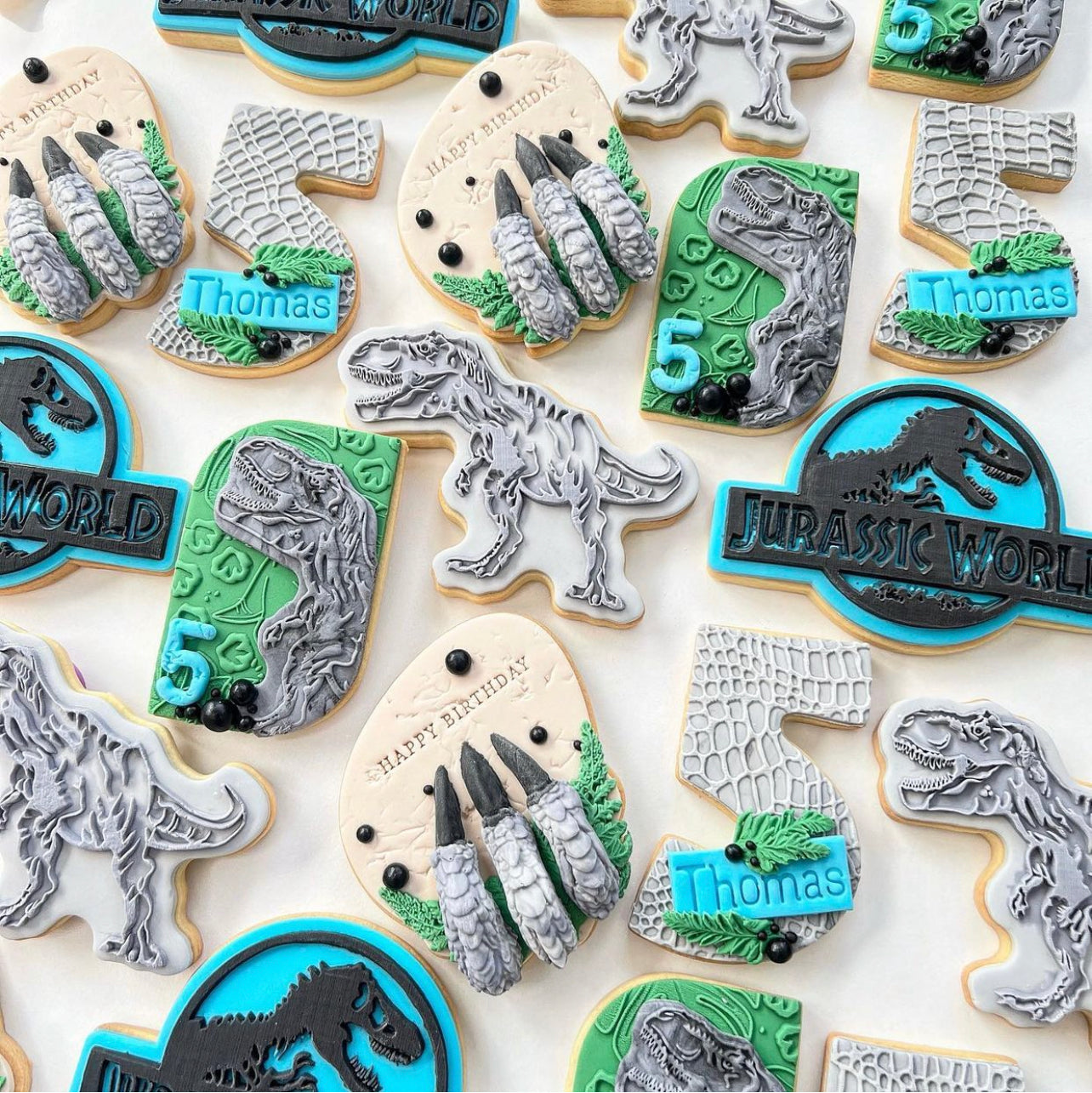 Jurassic World Dinosaur - Stamp and Cutter - Premium  from O'Khach Baking Supplies - Just $25.99! Shop now at O'Khach Baking Supplies