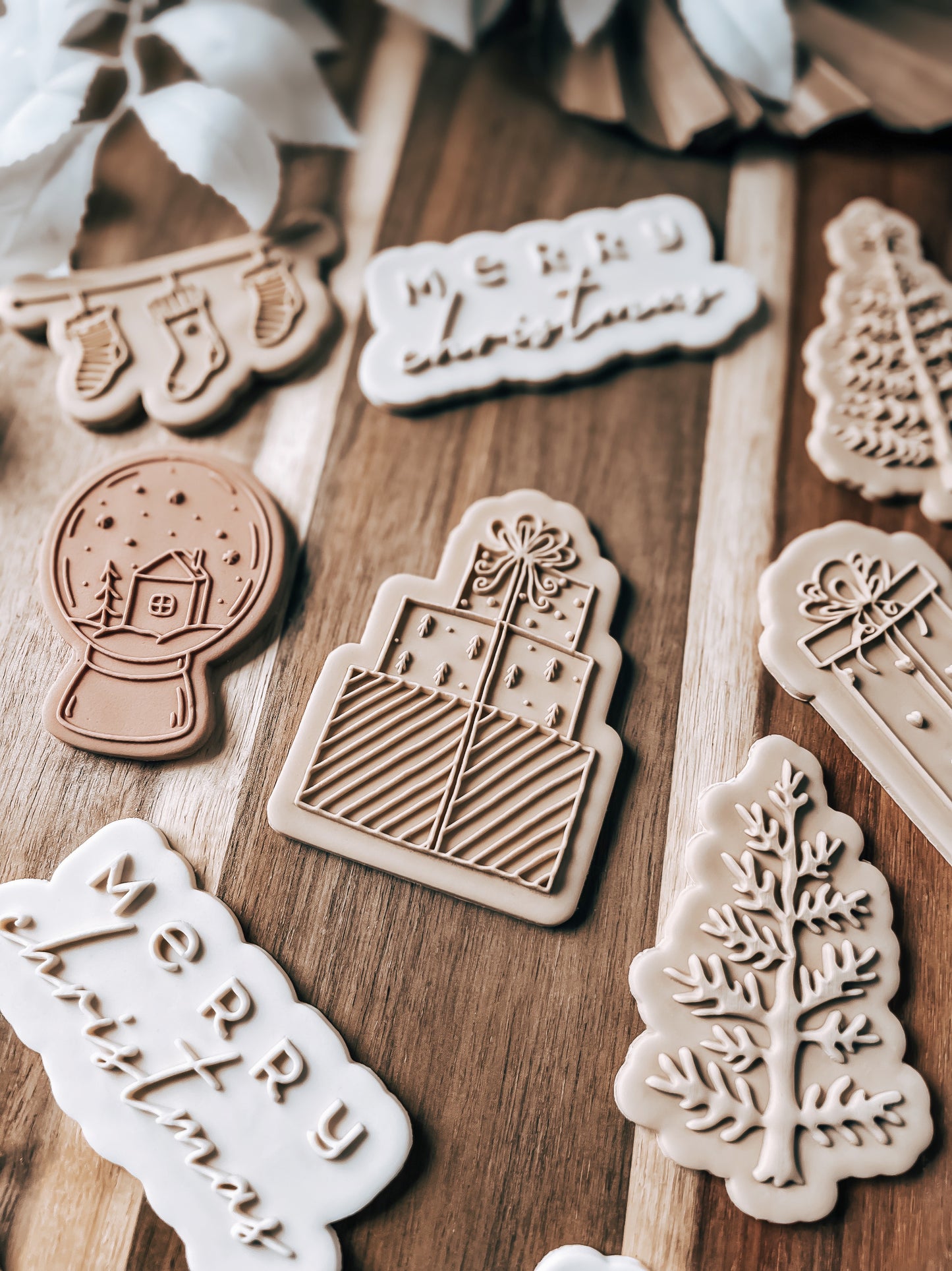 Christmas Fireplace 'UP' - Cookie Stamp & Cutter - Fondant & Sugar Cookies