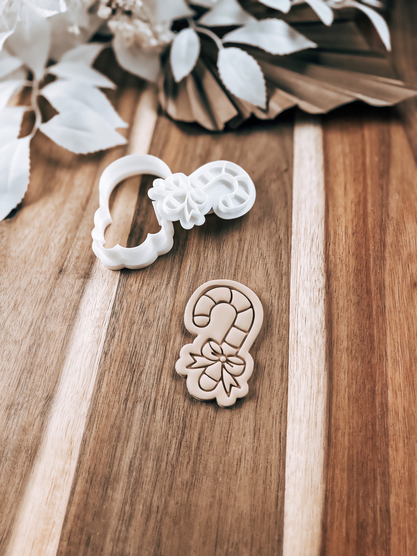 Mini Candy Cane - Cookie Stamp & Cutter - Fondant & Sugar Cookies