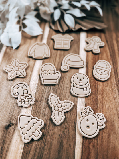 Mini Santa Hat - Cookie Stamp & Cutter - Fondant & Sugar Cookies