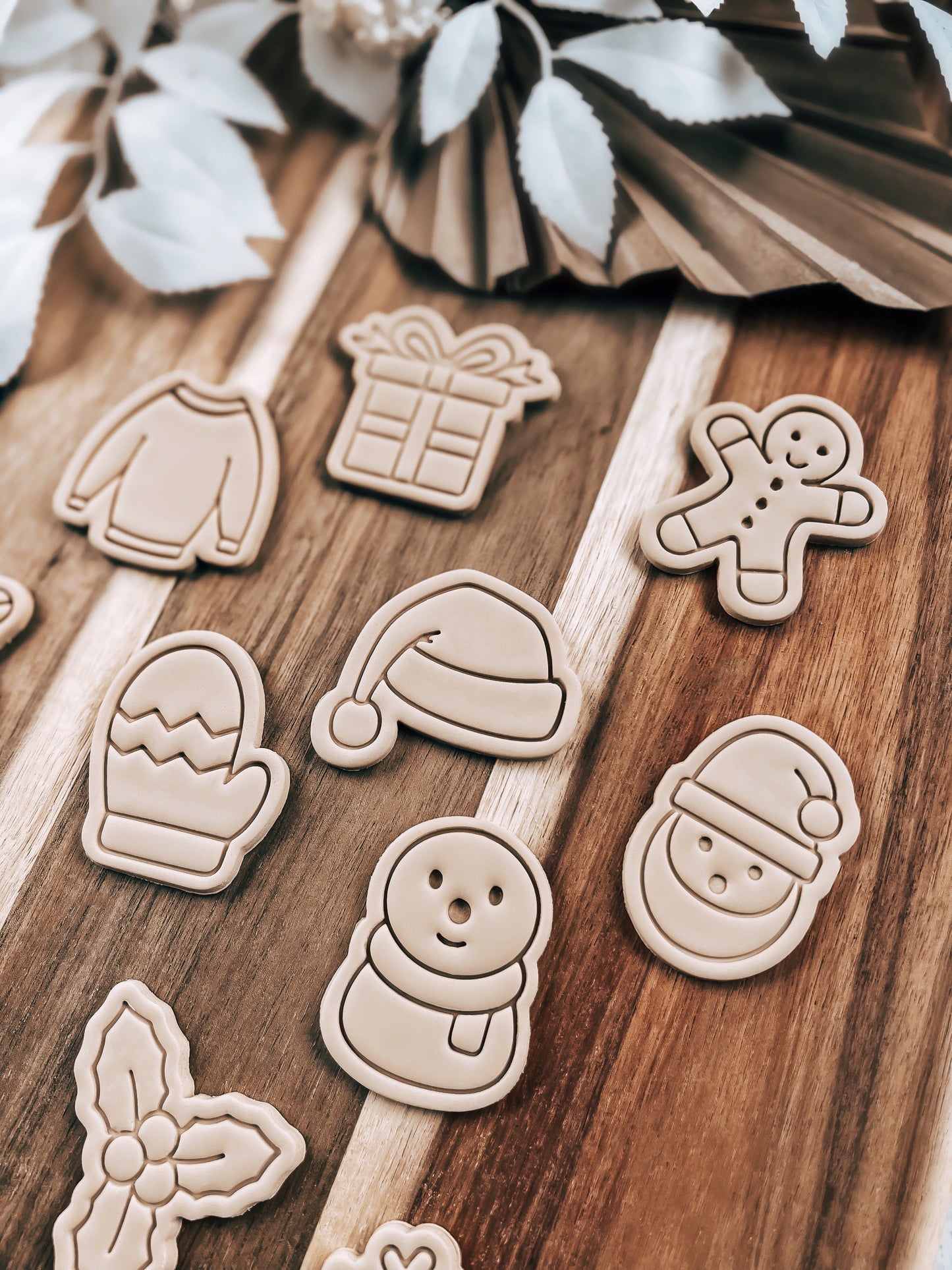 Mini Santa - Cookie Stamp & Cutter - Fondant & Sugar Cookies