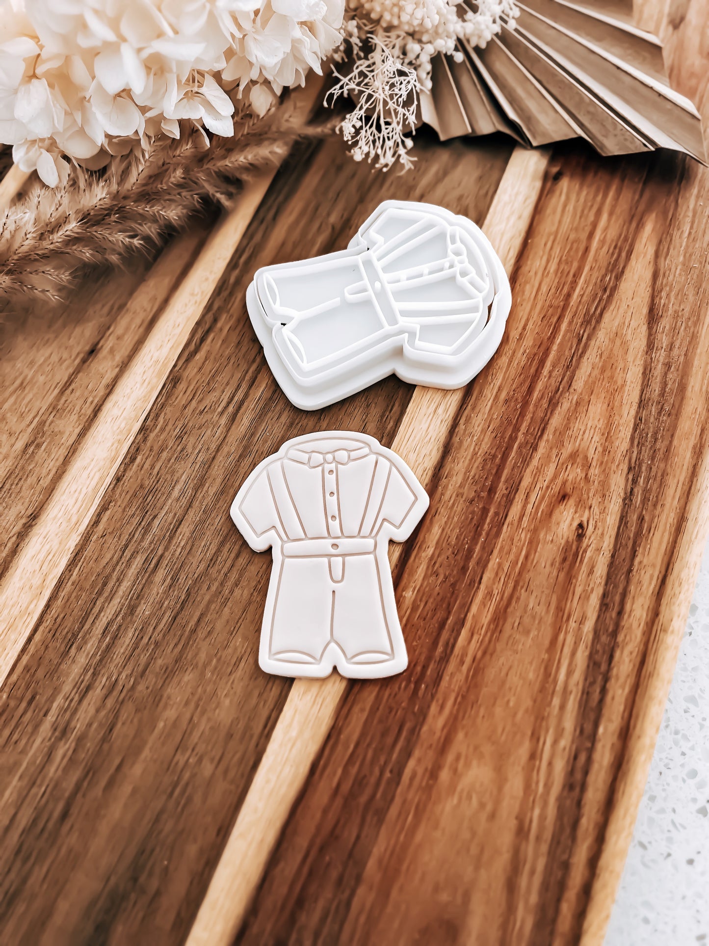 Baby Boy Outfit Cookie Stamp & Cutter - Premium Stamp & Cutter from O'Khach Baking Supplies - Just $19.00! Shop now at O'Khach Baking Supplies