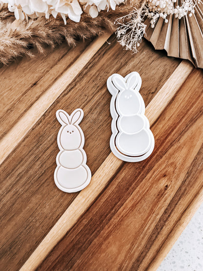 Little Egg Bunny On Eggs Cookie Stamp & Cutter - Premium Cutter and Stamp from O'Khach Baking Supplies - Just $17.99! Shop now at O'Khach Baking Supplies