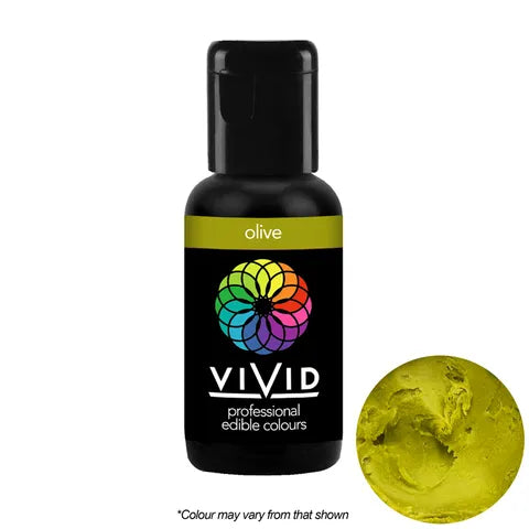 Olive  - Gel Colour 21g | Vivid Professional - Premium Vivid Professional from Cake Craft - Just $4.99! Shop now at O'Khach Baking Supplies