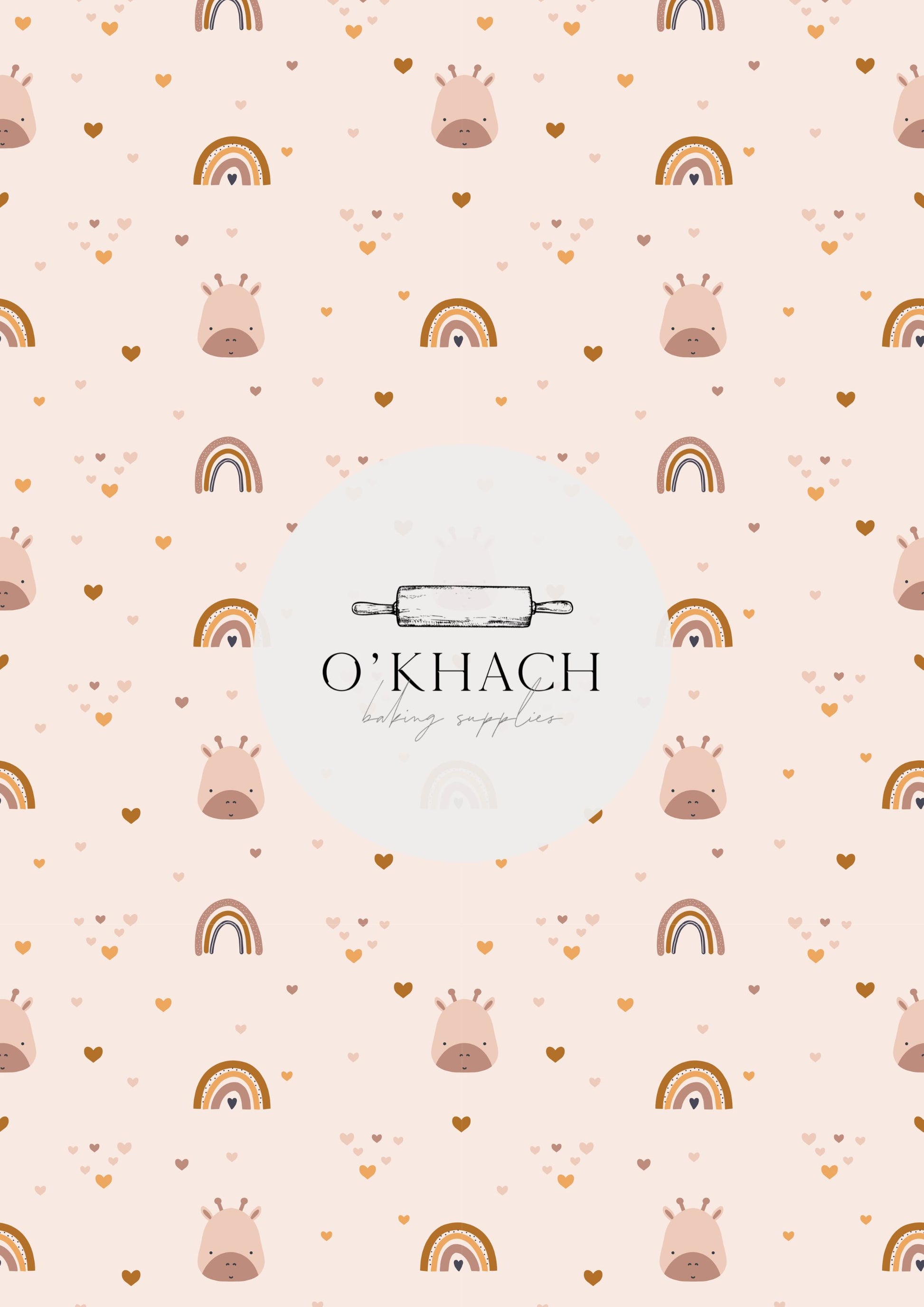 Bohemian Life Pattern No.22 - Edible Image - Premium Edible Image from O'Khach Baking Supplies - Just $16.99! Shop now at O'Khach Baking Supplies