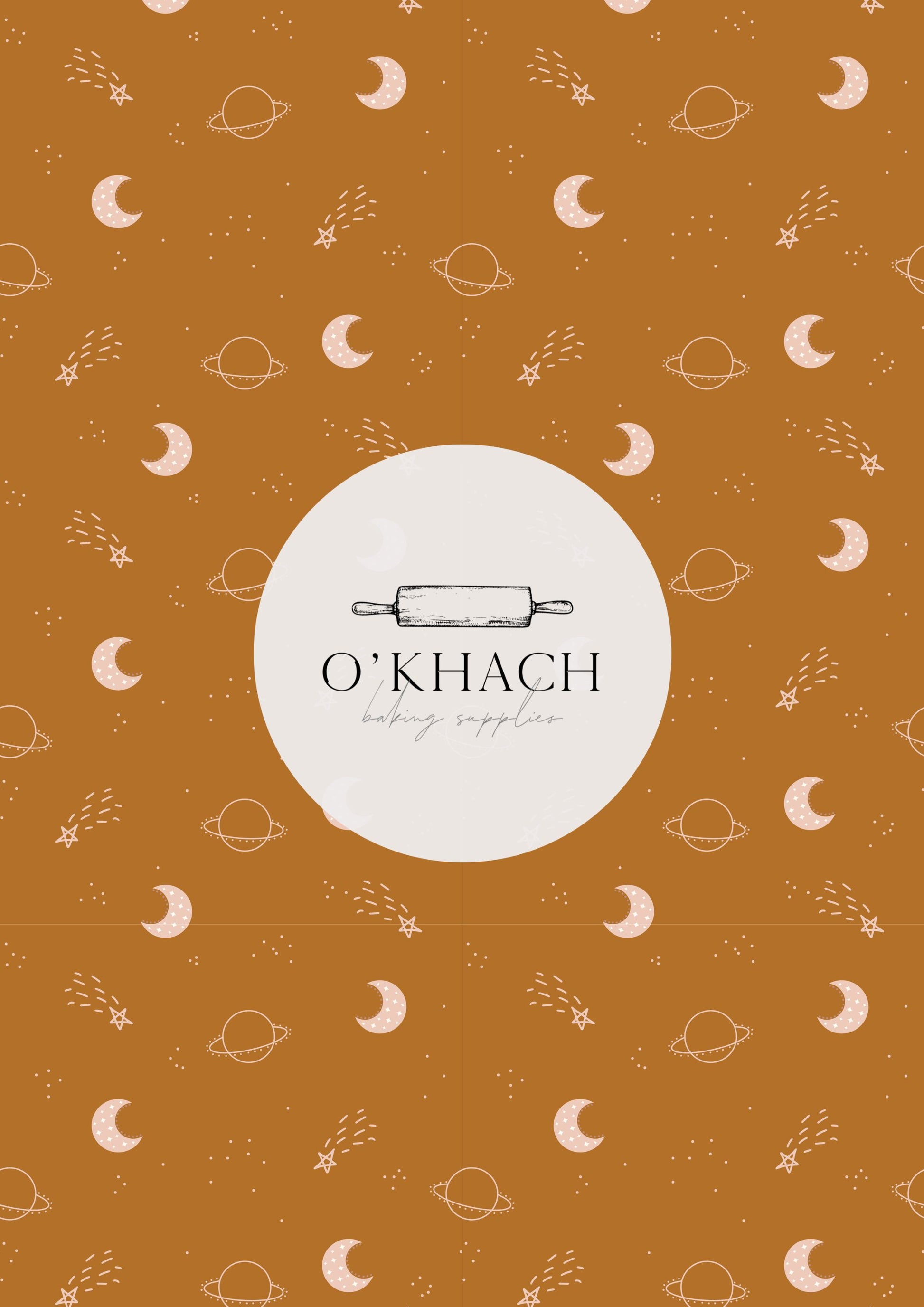 Bohemian Life Pattern No.4 - Edible Image - Premium Edible Image from O'Khach Baking Supplies - Just $16.99! Shop now at O'Khach Baking Supplies