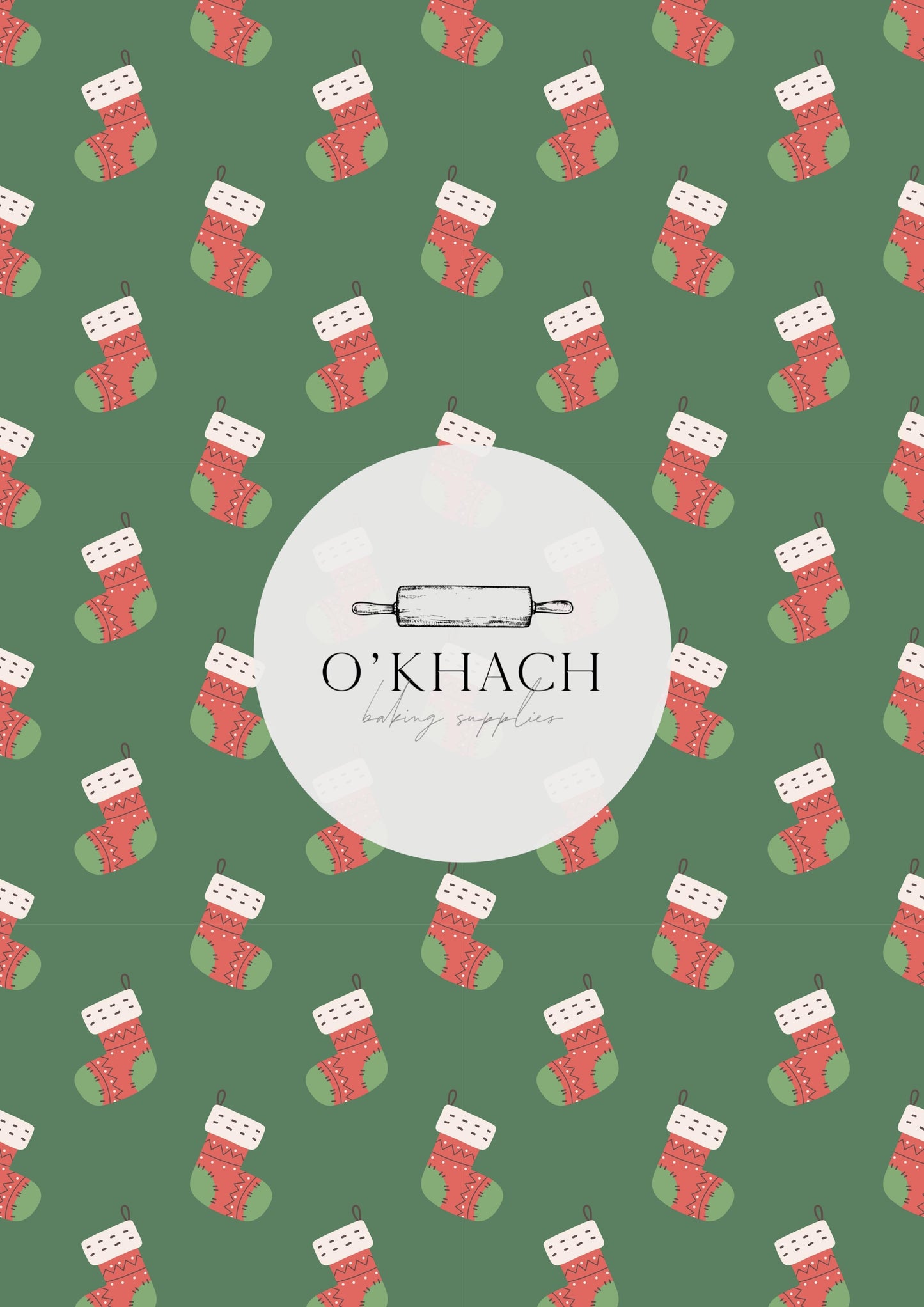 Christmas Details Pattern No.1 - Edible Image - Premium Edible Image from O'Khach Baking Supplies - Just $16.99! Shop now at O'Khach Baking Supplies