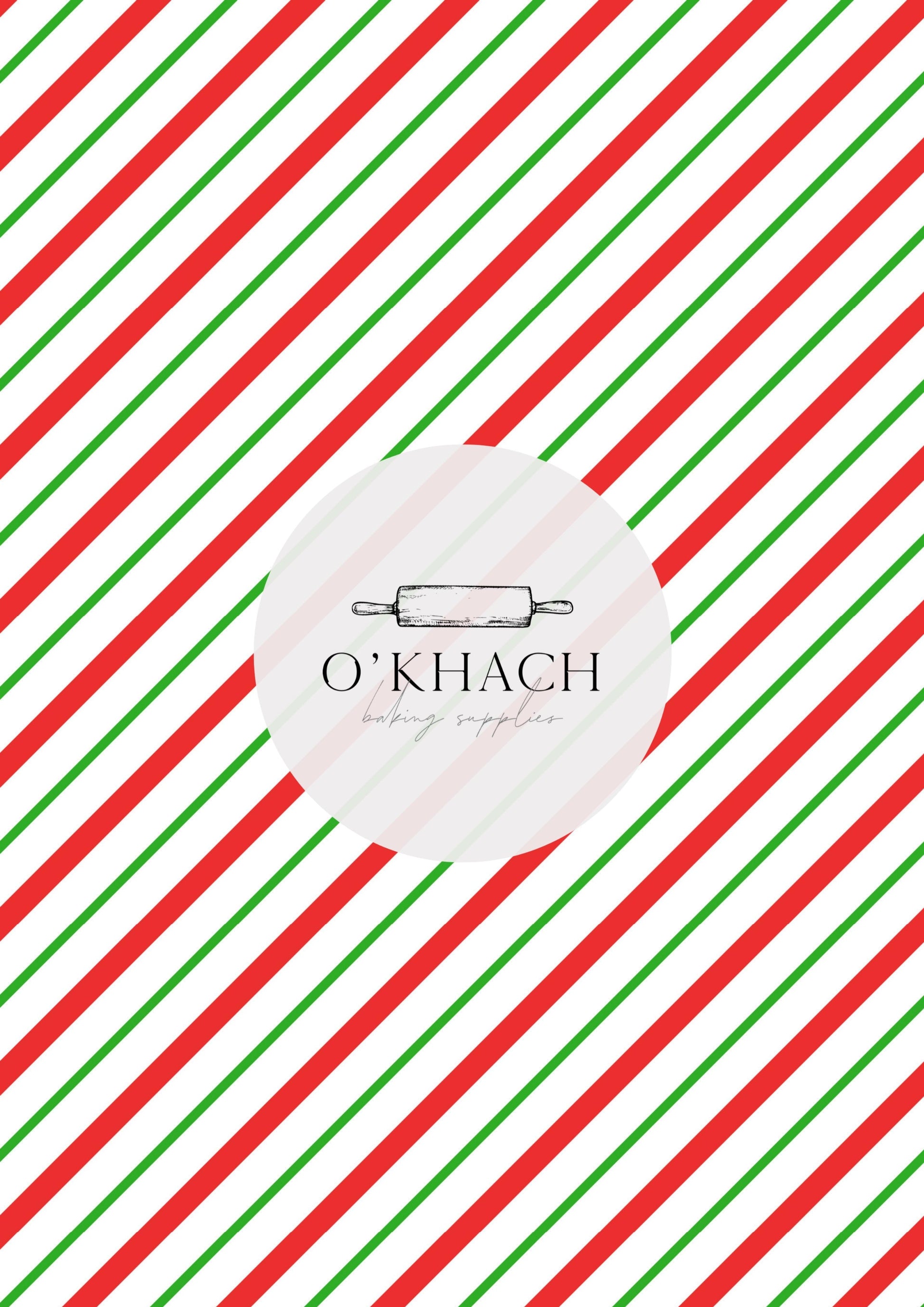 Christmas Details Pattern No.101 - Edible Image - Premium Edible Image from O'Khach Baking Supplies - Just $16.99! Shop now at O'Khach Baking Supplies