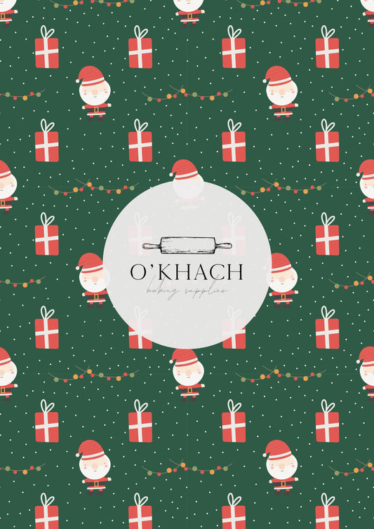 Christmas Details Pattern No.11 - Edible Image - Premium Edible Image from O'Khach Baking Supplies - Just $16.99! Shop now at O'Khach Baking Supplies