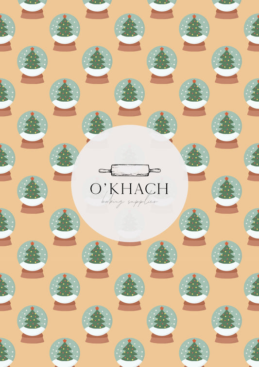 Christmas Details Pattern No.2 - Edible Image - Premium Edible Image from O'Khach Baking Supplies - Just $16.99! Shop now at O'Khach Baking Supplies