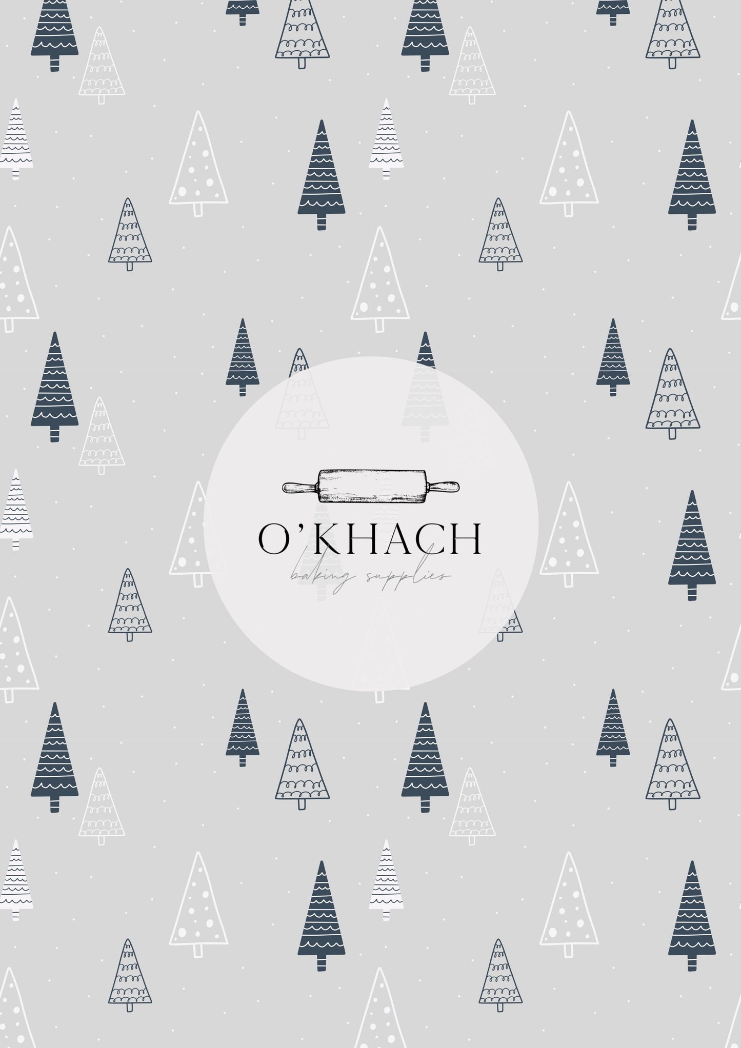Christmas Details Pattern No.34 - Edible Image - Premium Edible Image from O'Khach Baking Supplies - Just $16.99! Shop now at O'Khach Baking Supplies
