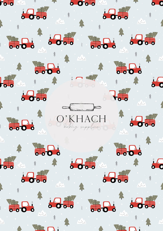 Christmas Details Pattern No.48 - Edible Image - Premium Edible Image from O'Khach Baking Supplies - Just $16.99! Shop now at O'Khach Baking Supplies