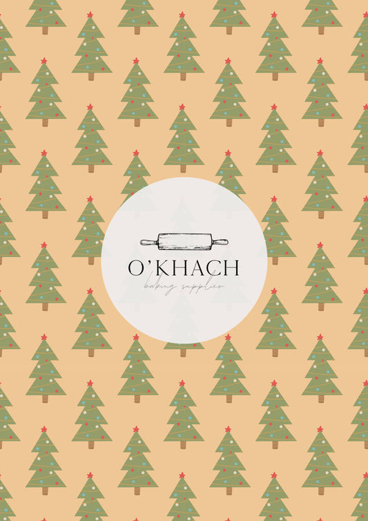 Christmas Details Pattern No.5 - Edible Image - Premium Edible Image from O'Khach Baking Supplies - Just $16.99! Shop now at O'Khach Baking Supplies