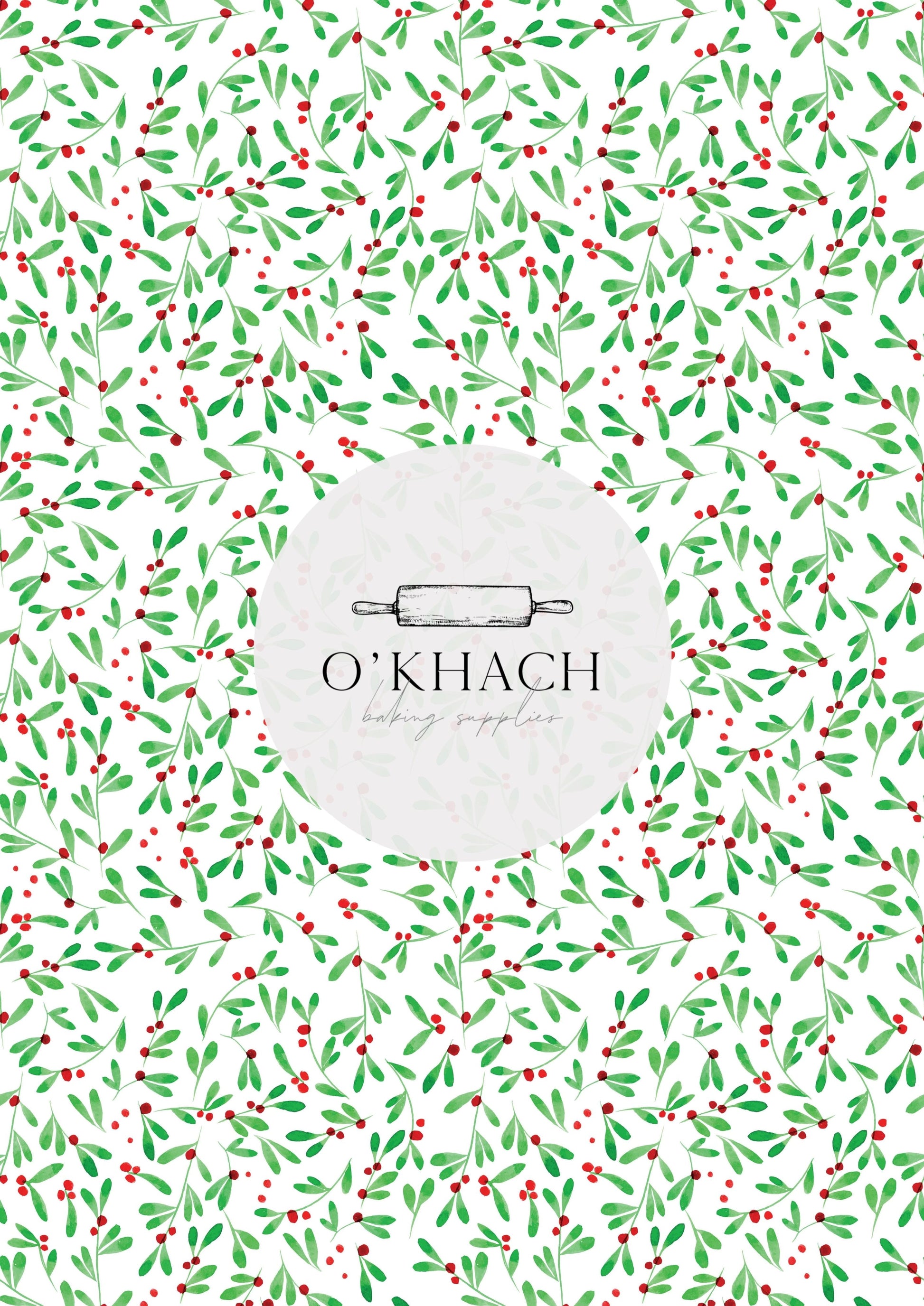 Christmas Details Pattern No.59 - Edible Image - Premium Edible Image from O'Khach Baking Supplies - Just $16.99! Shop now at O'Khach Baking Supplies