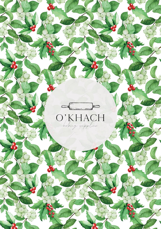 Christmas Details Pattern No.67 - Edible Image - Premium Edible Image from O'Khach Baking Supplies - Just $16.99! Shop now at O'Khach Baking Supplies