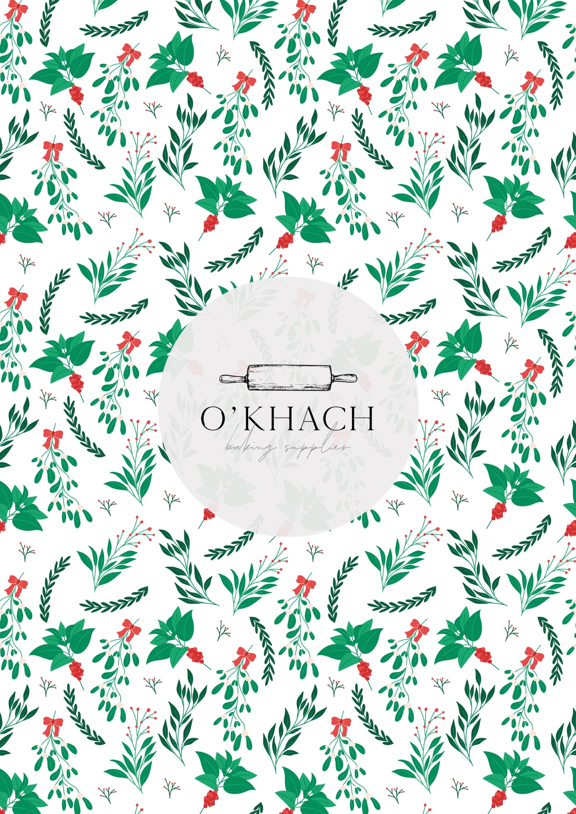 Christmas Details Pattern No.89 - Edible Image - Premium Edible Image from O'Khach Baking Supplies - Just $16.99! Shop now at O'Khach Baking Supplies