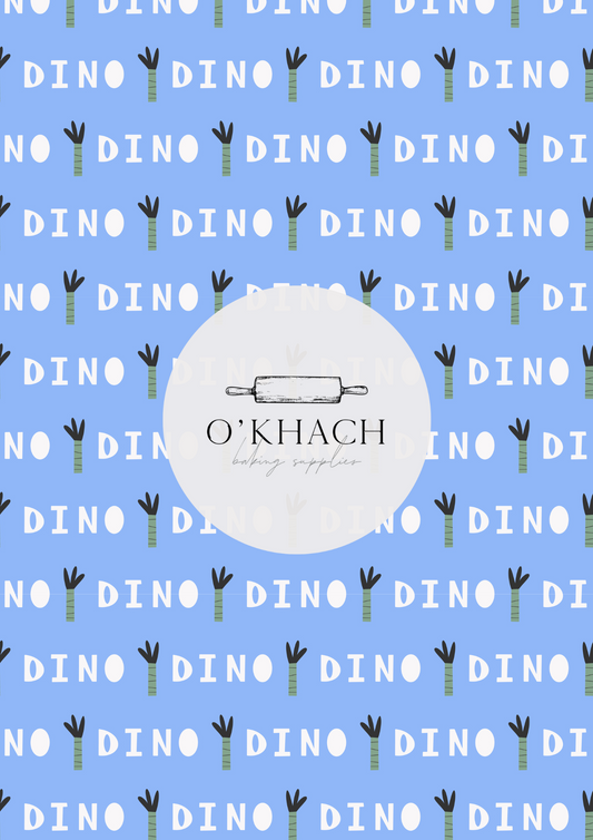 Dino Land Pattern No.23 - Edible Image - Premium Edible Image from O'Khach Baking Supplies - Just $16.99! Shop now at O'Khach Baking Supplies