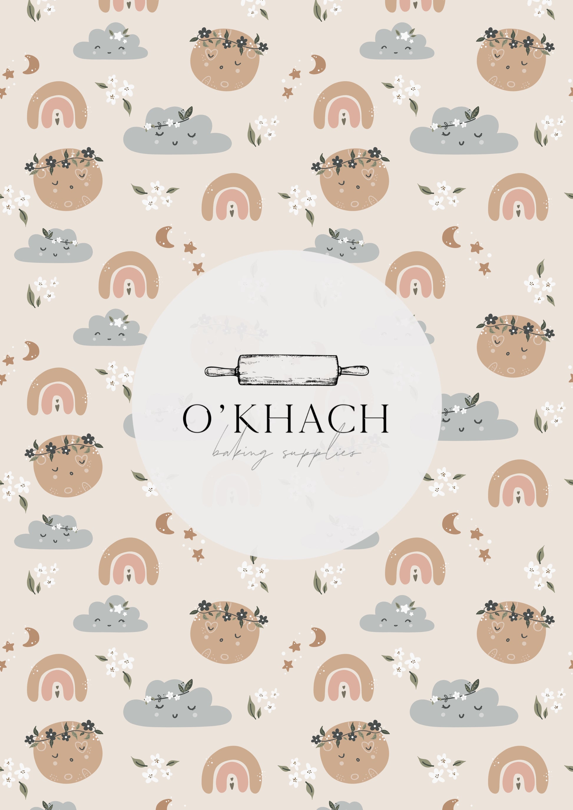 Dream Big Pattern No.18 - Edible Image - Premium Edible Image from O'Khach Baking Supplies - Just $16.99! Shop now at O'Khach Baking Supplies